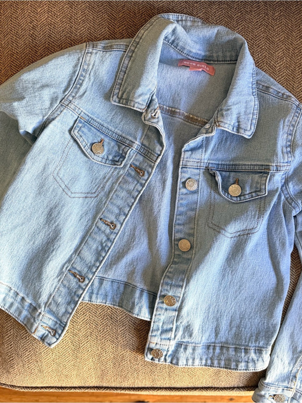 BCBG Light Blue Denim Jean Jacket for Kids